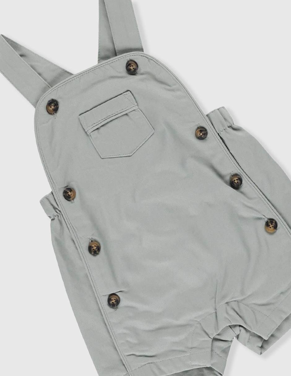 Conjunto overol de algodón para niño 5