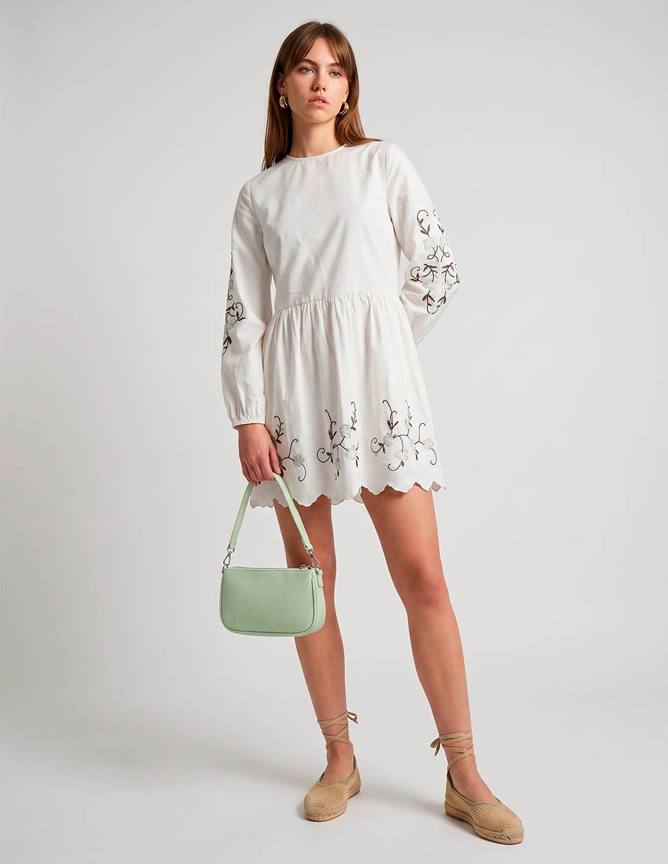 VESTIDO PS2608-351 LISO A VESTIDO PS2608-351 LISO A