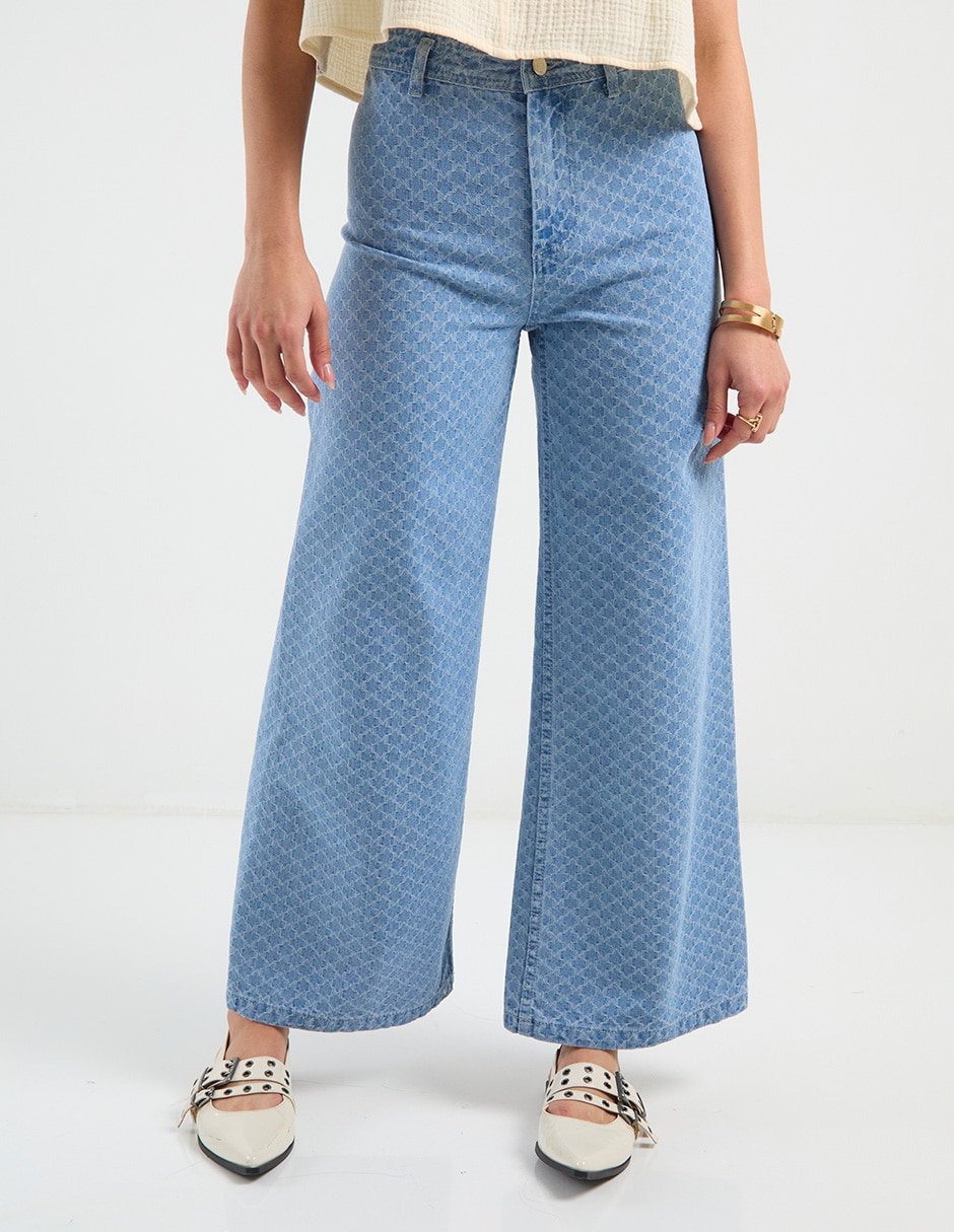 Jeans wide leg para mujer