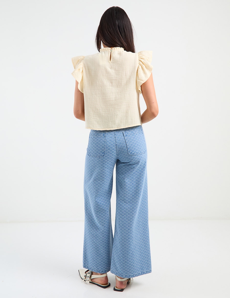 Jeans wide leg para mujer 3