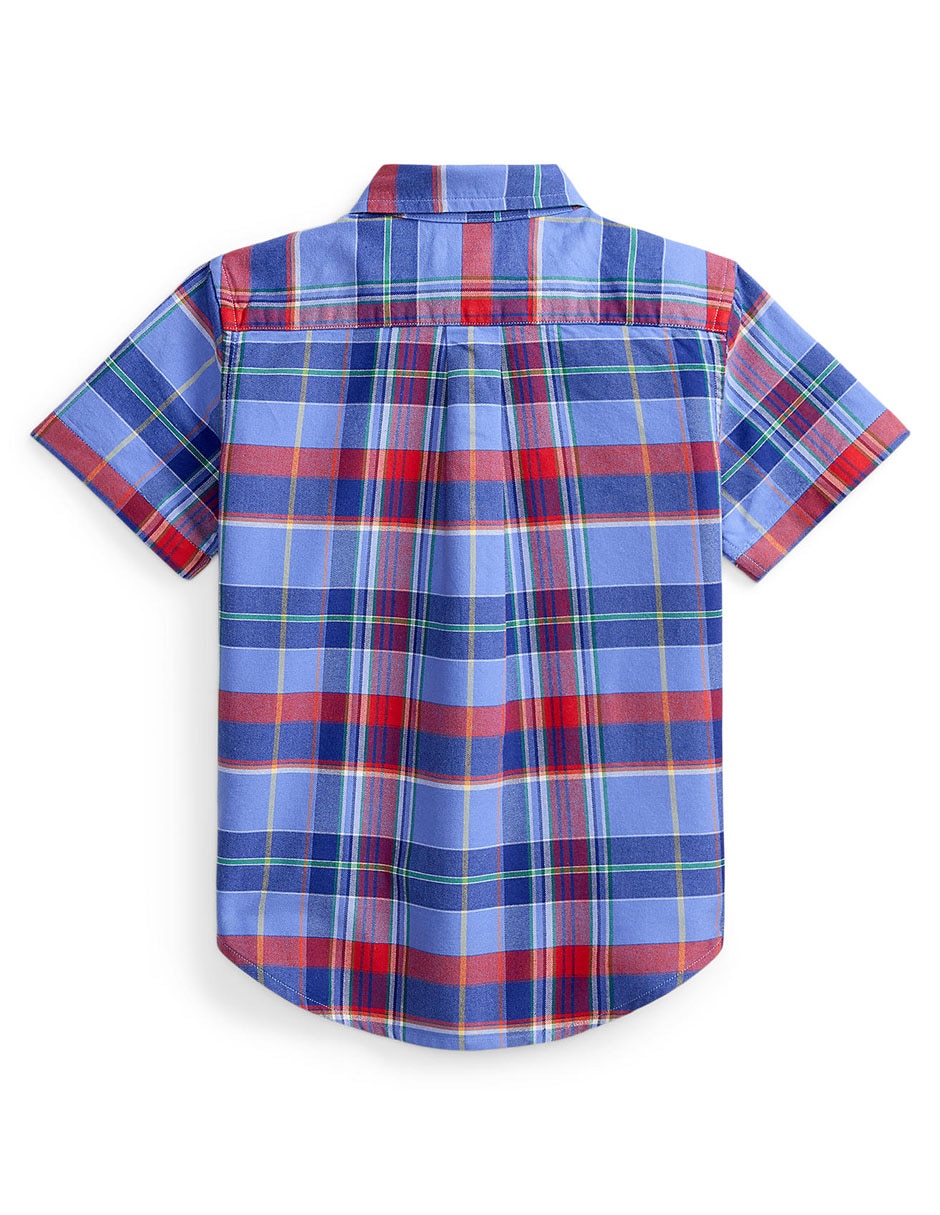 Camisa casual de algodón manga corta para niño 2