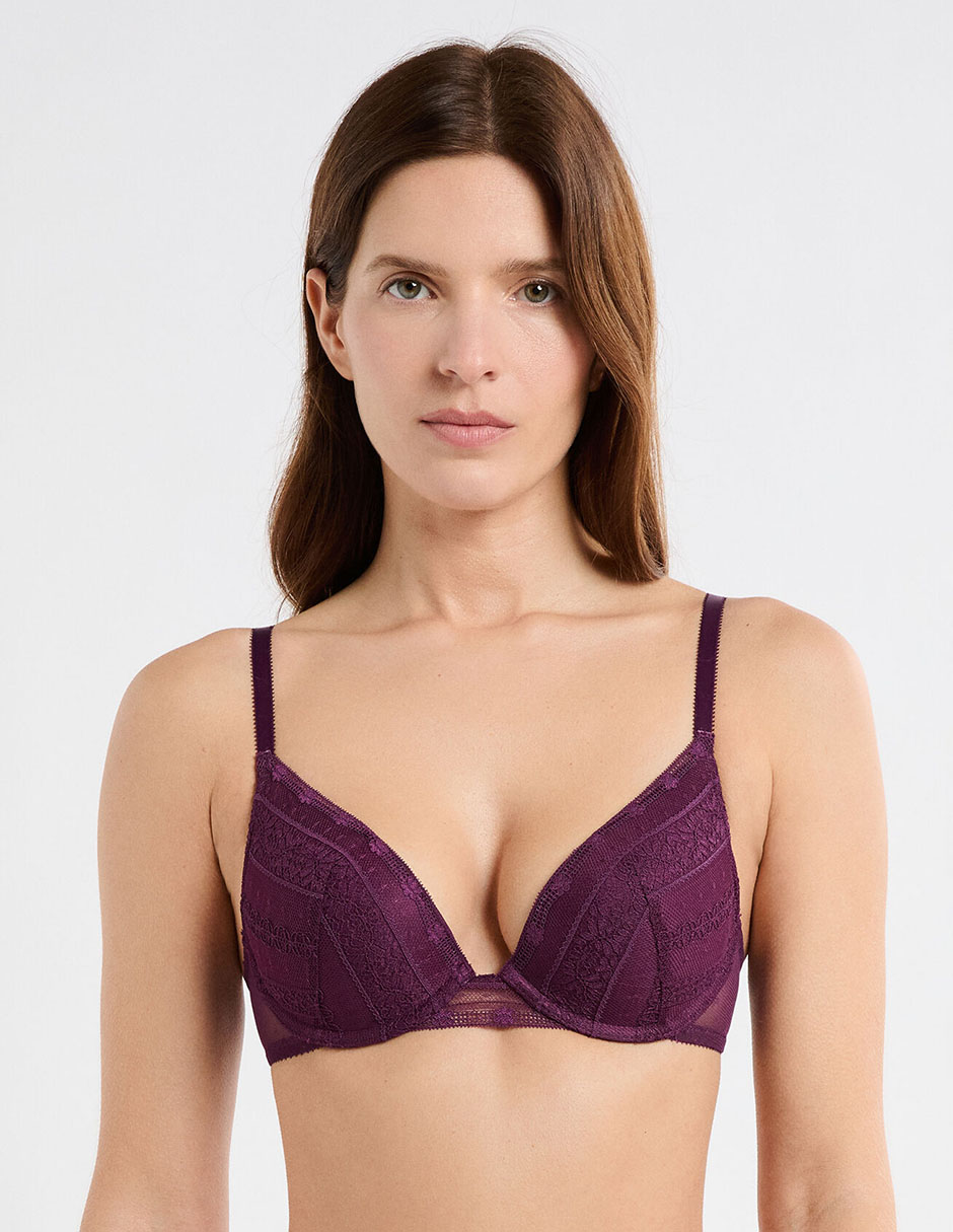 Brassiere demi con copa para mujer Brassiere demi con copa para mujer