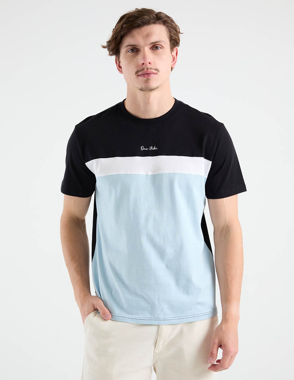 Playera cuello regular para hombre Playera cuello regular para hombre