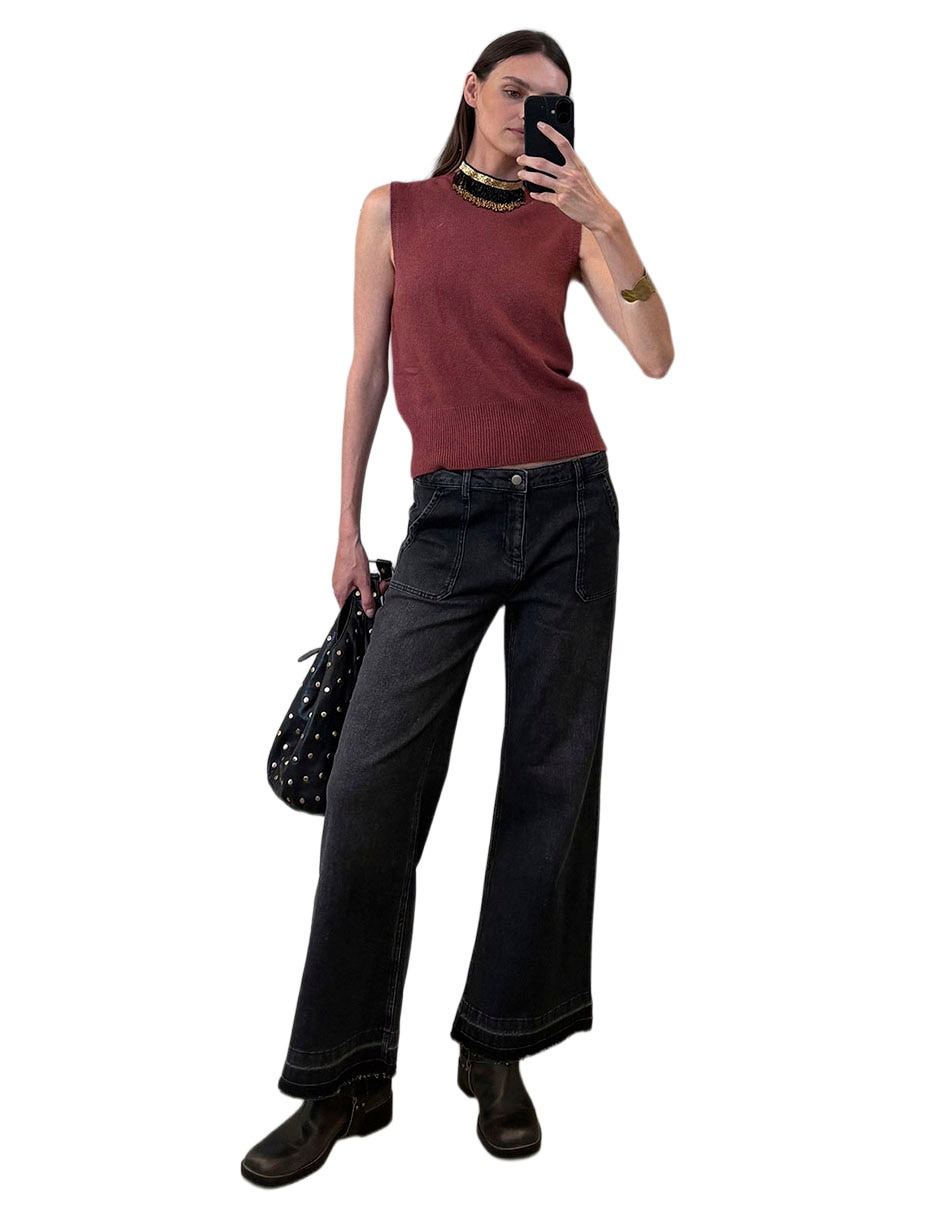 Top cuello redondo 10