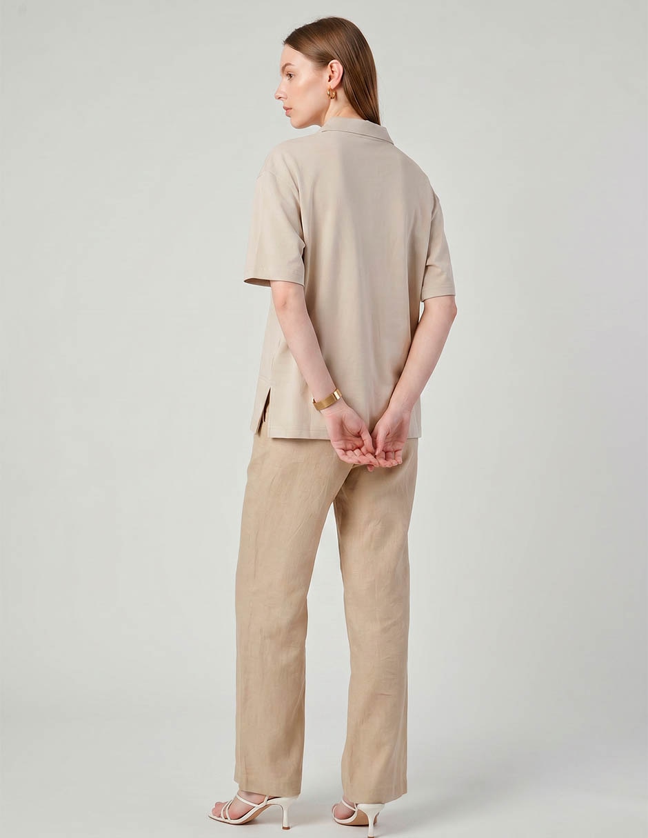 Playera tipo polo para mujer 2