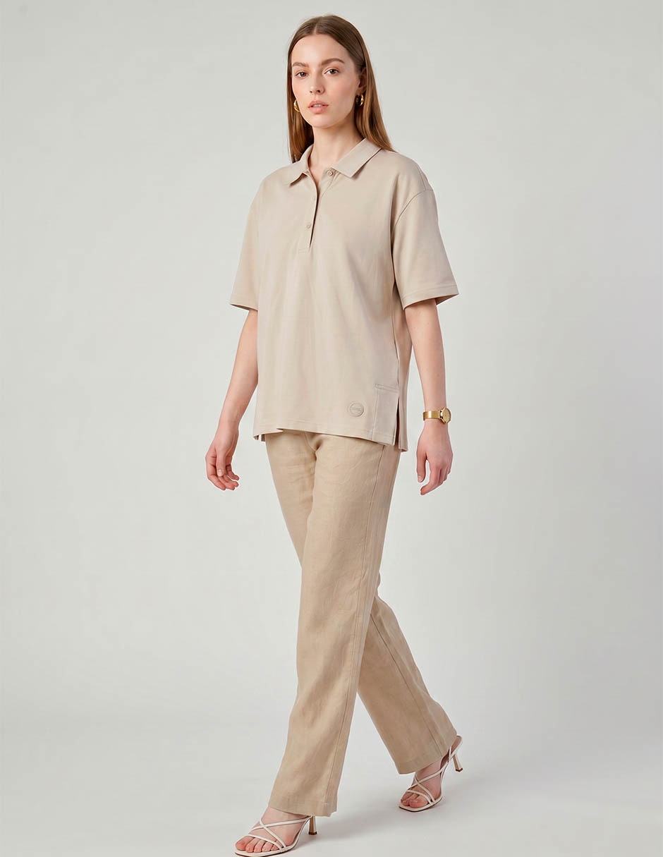 Playera tipo polo para mujer 3