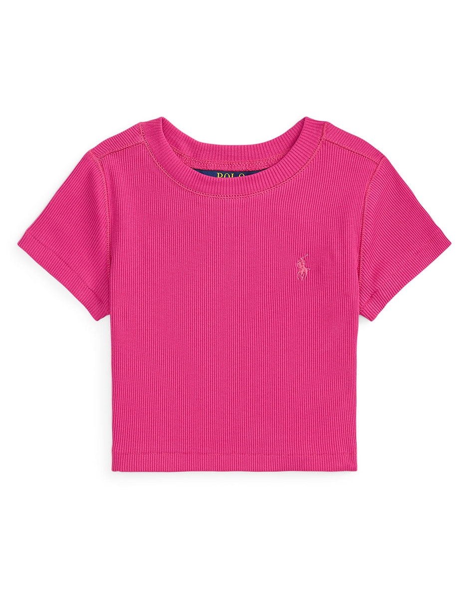 Playera manga corta para bebé niña Playera manga corta para bebé niña