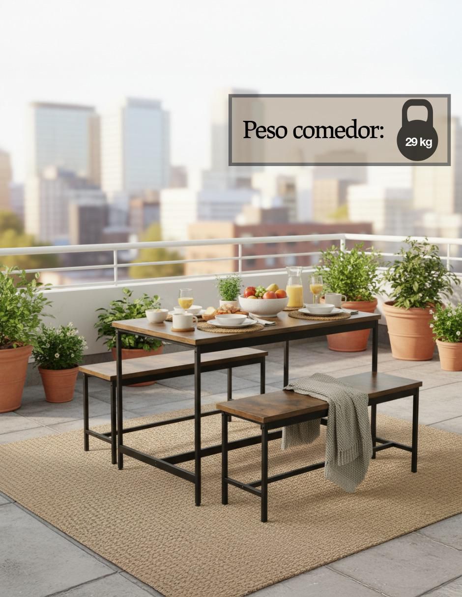 Set mesa de centro armable 6