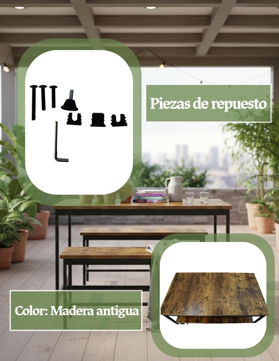 Set mesa de centro armable 4