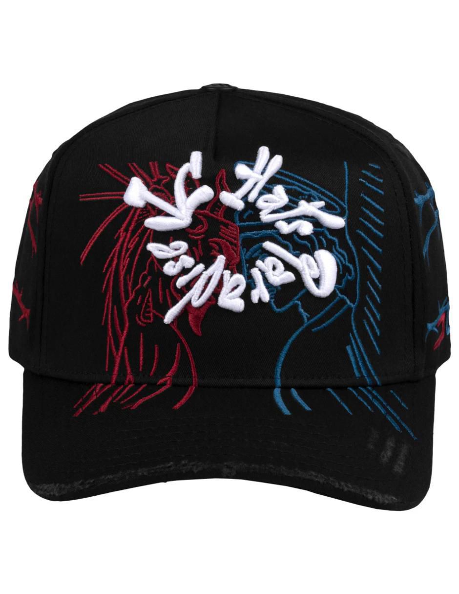 Gorra con visera curva snapback para adulto