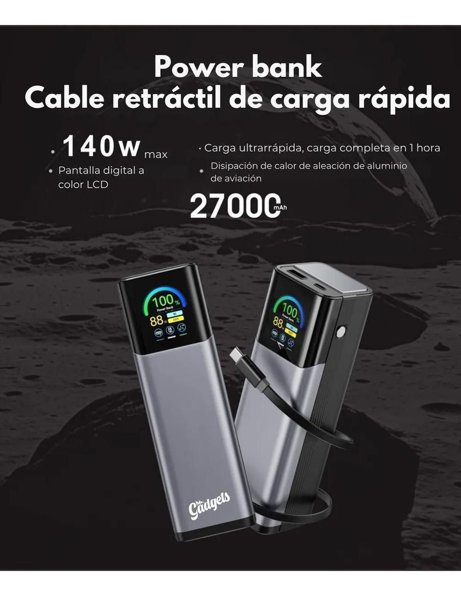 Batería portátil Mr. Gadgets 27000 mAh YT-2291
