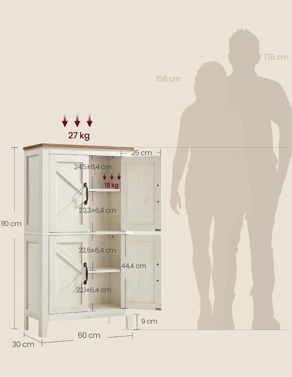 Gabinete armable Liry de MDF
