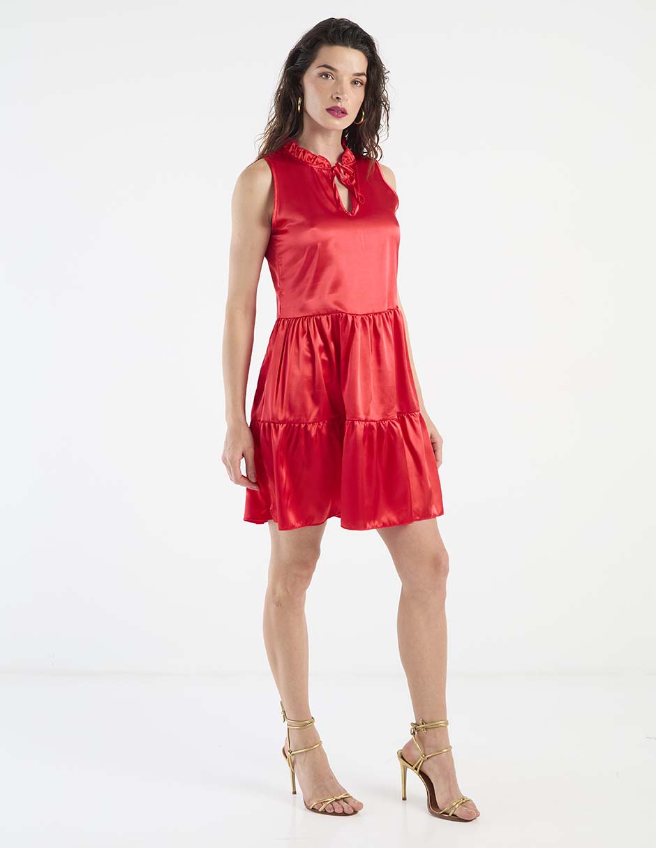 Vestido corto formal para mujer