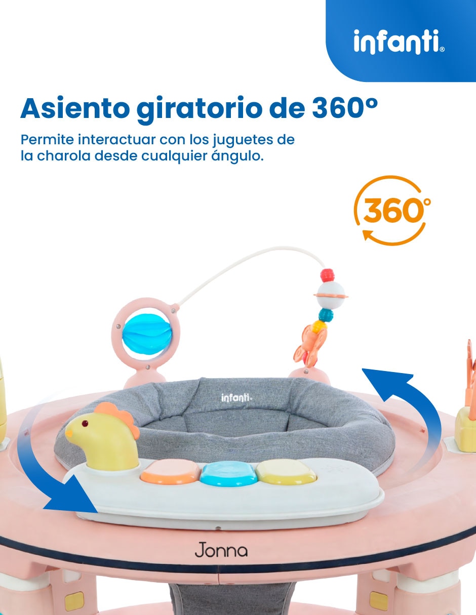 Andadera 4 en 1 unisex Infanti Jonna