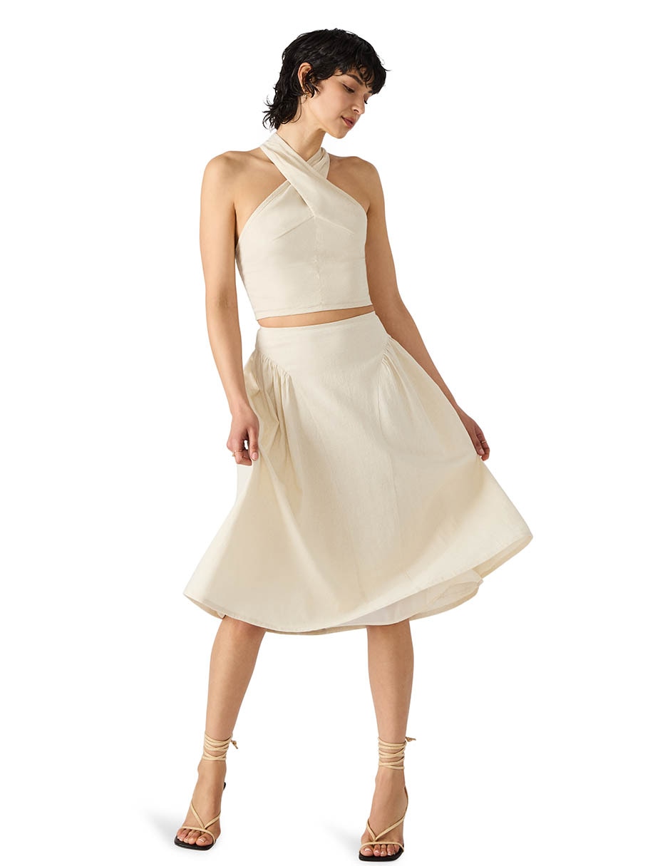 Top Steve Madden cuello halter tirante cruzado