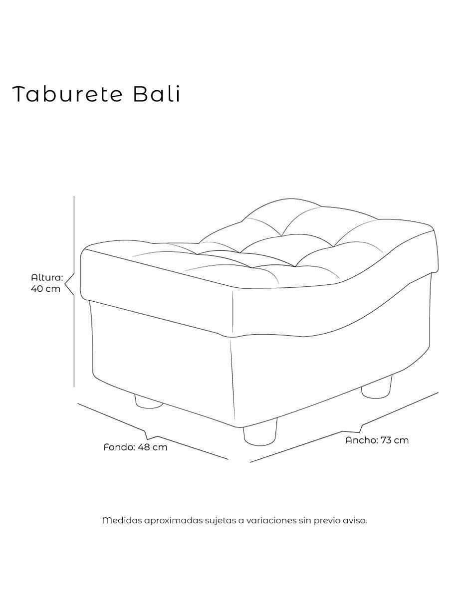 Taburete de tela 5