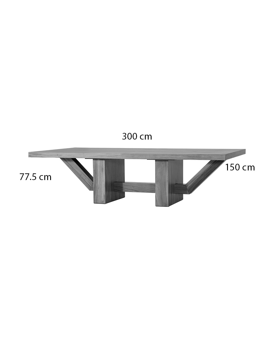 Mesa de comedor armable merida 5
