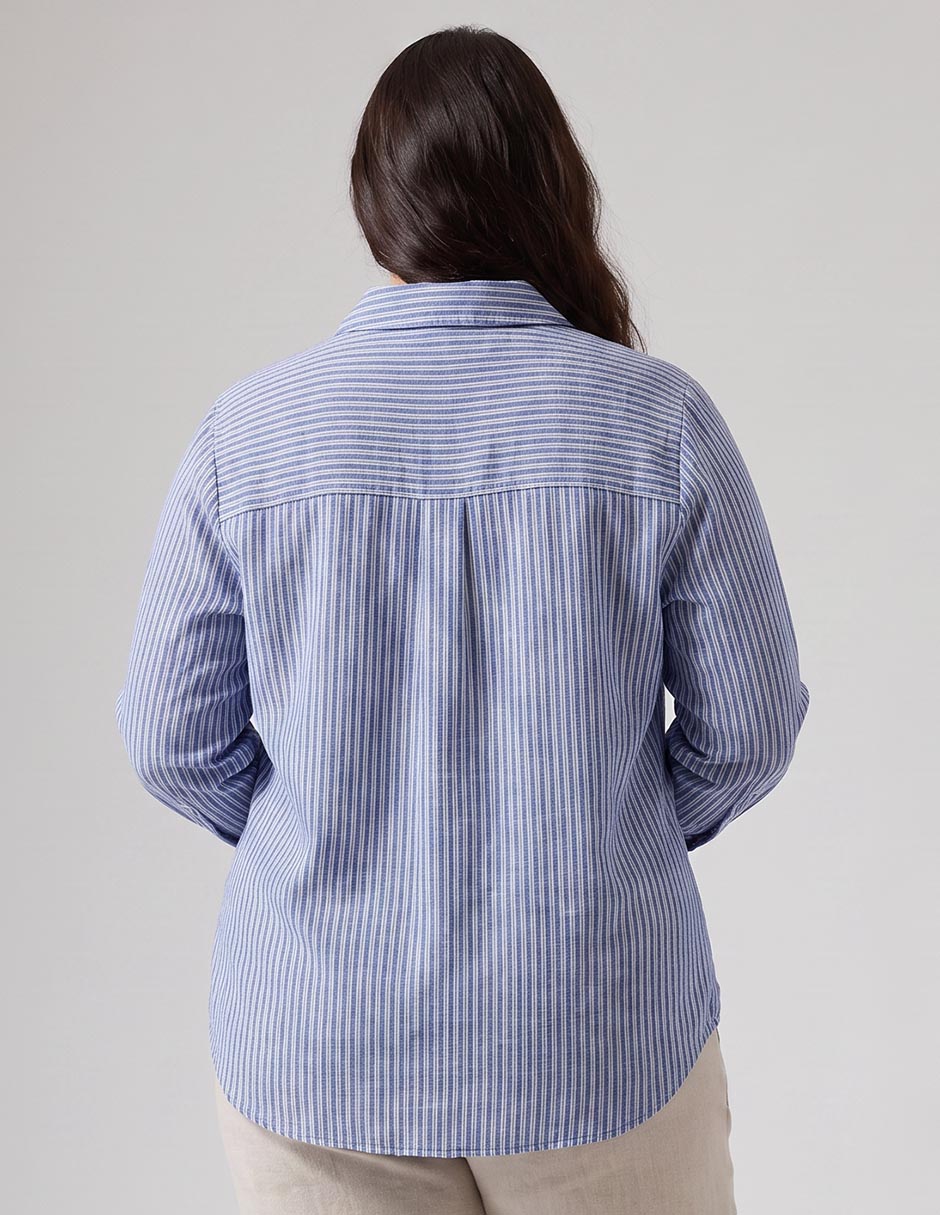 Sobrecamisa manga larga para mujer 2