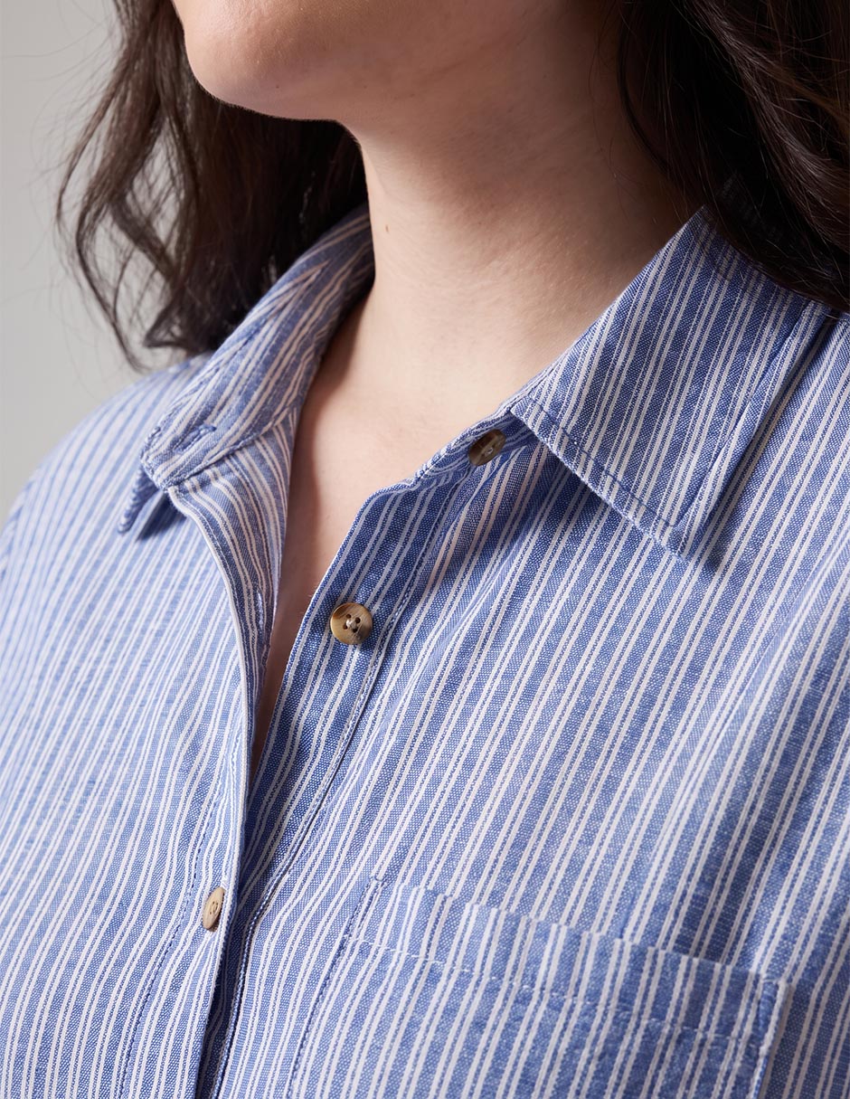 Sobrecamisa manga larga para mujer 3