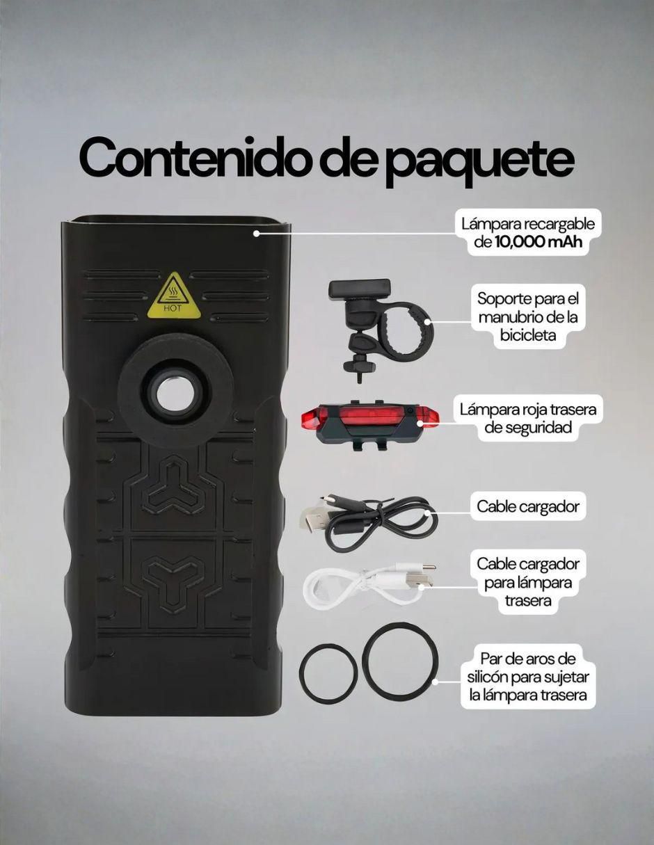 Kit accesorios p/bicicleta Comerliv de plástico para de ruta