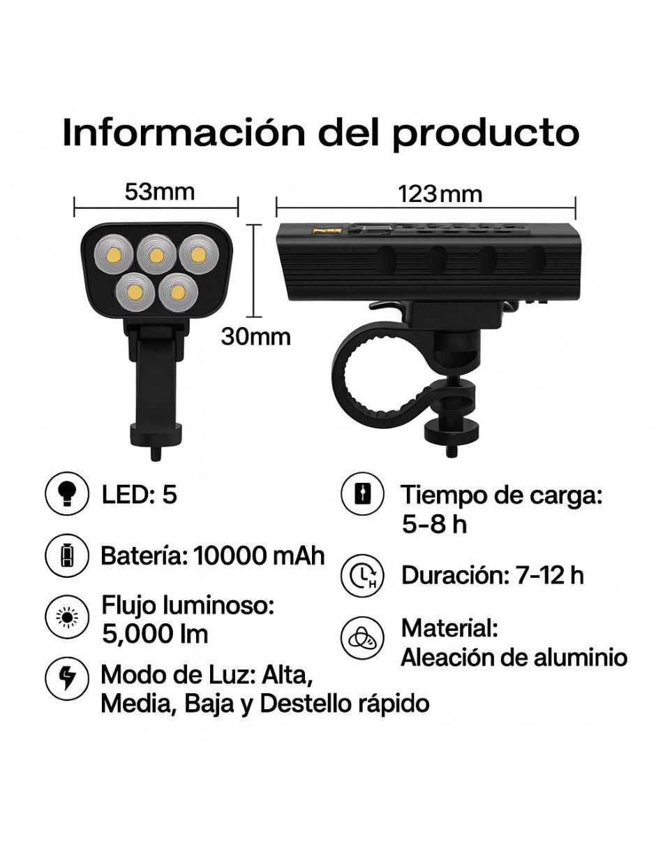 Kit accesorios p/bicicleta Comerliv de plástico para de ruta