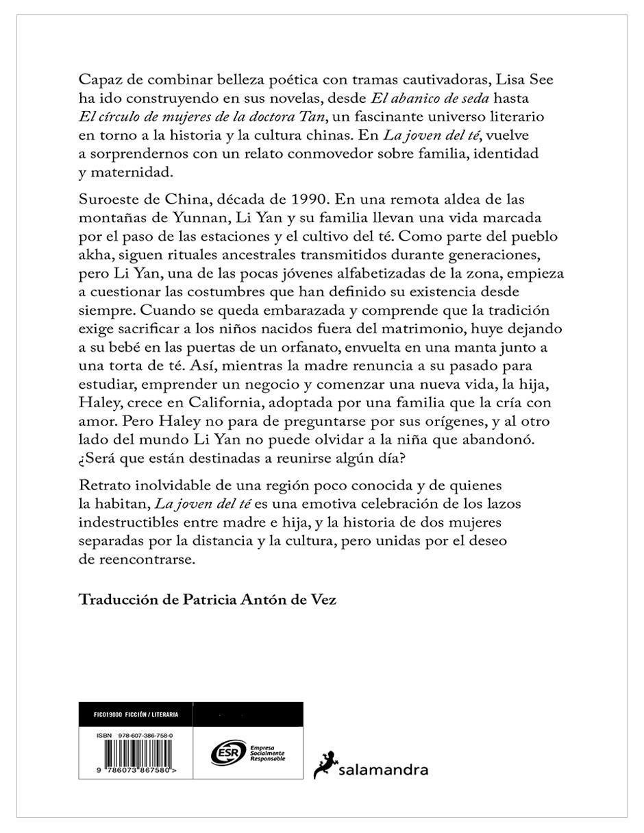 Libro La joven del té de Lisa See 2