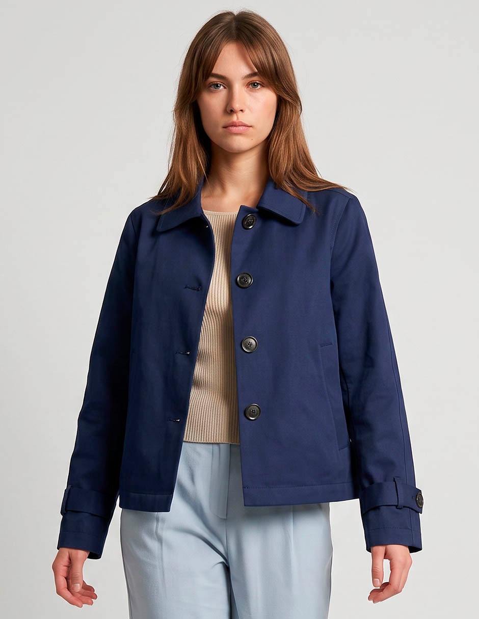 Gabardina con bolsillos para mujer Gabardina con bolsillos para mujer