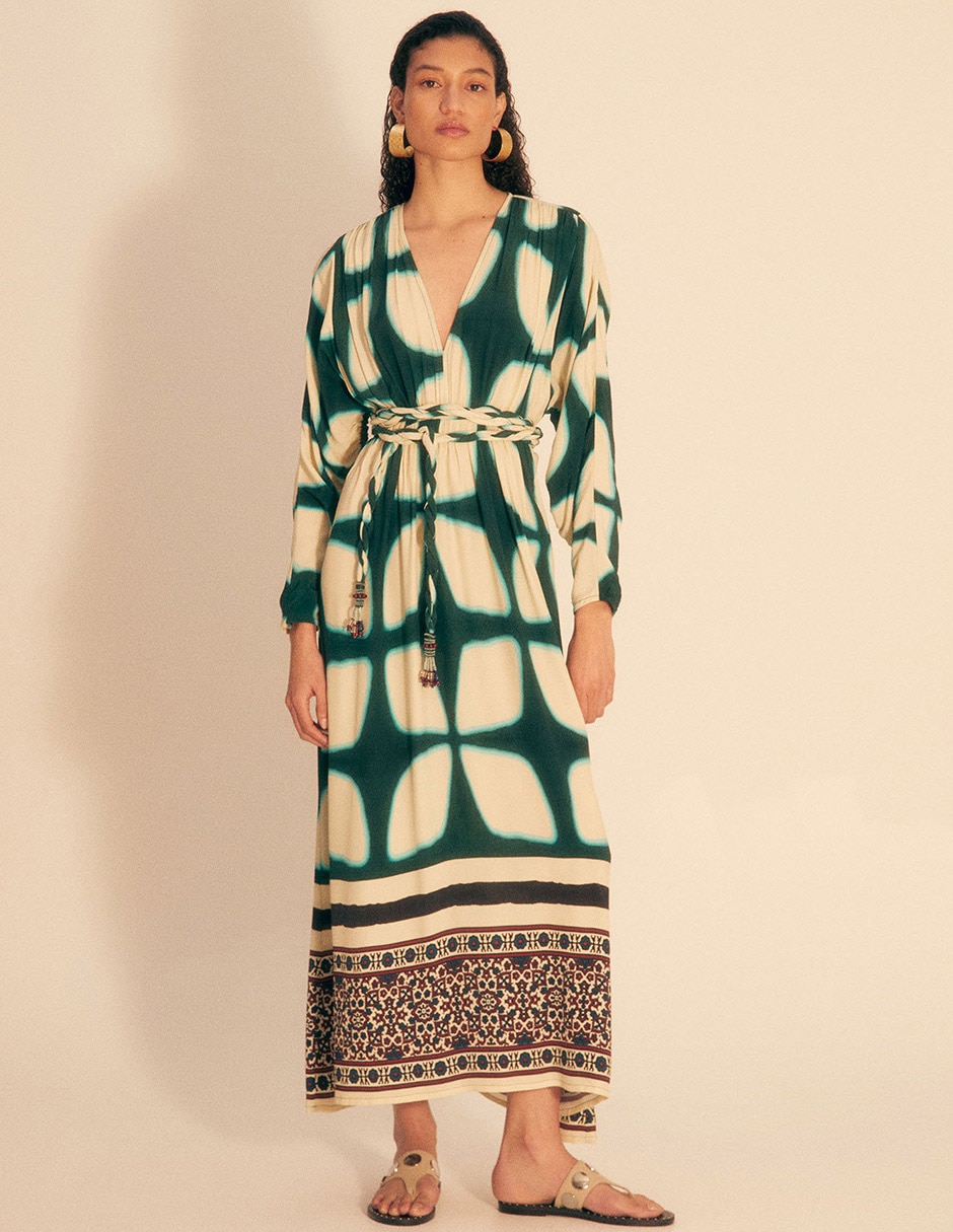 Vestido largo casual para mujer