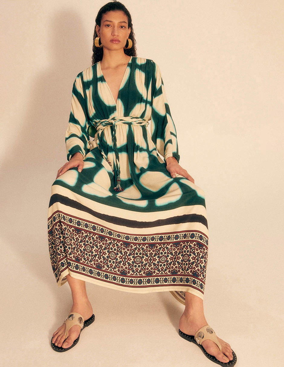 Vestido largo casual para mujer 7