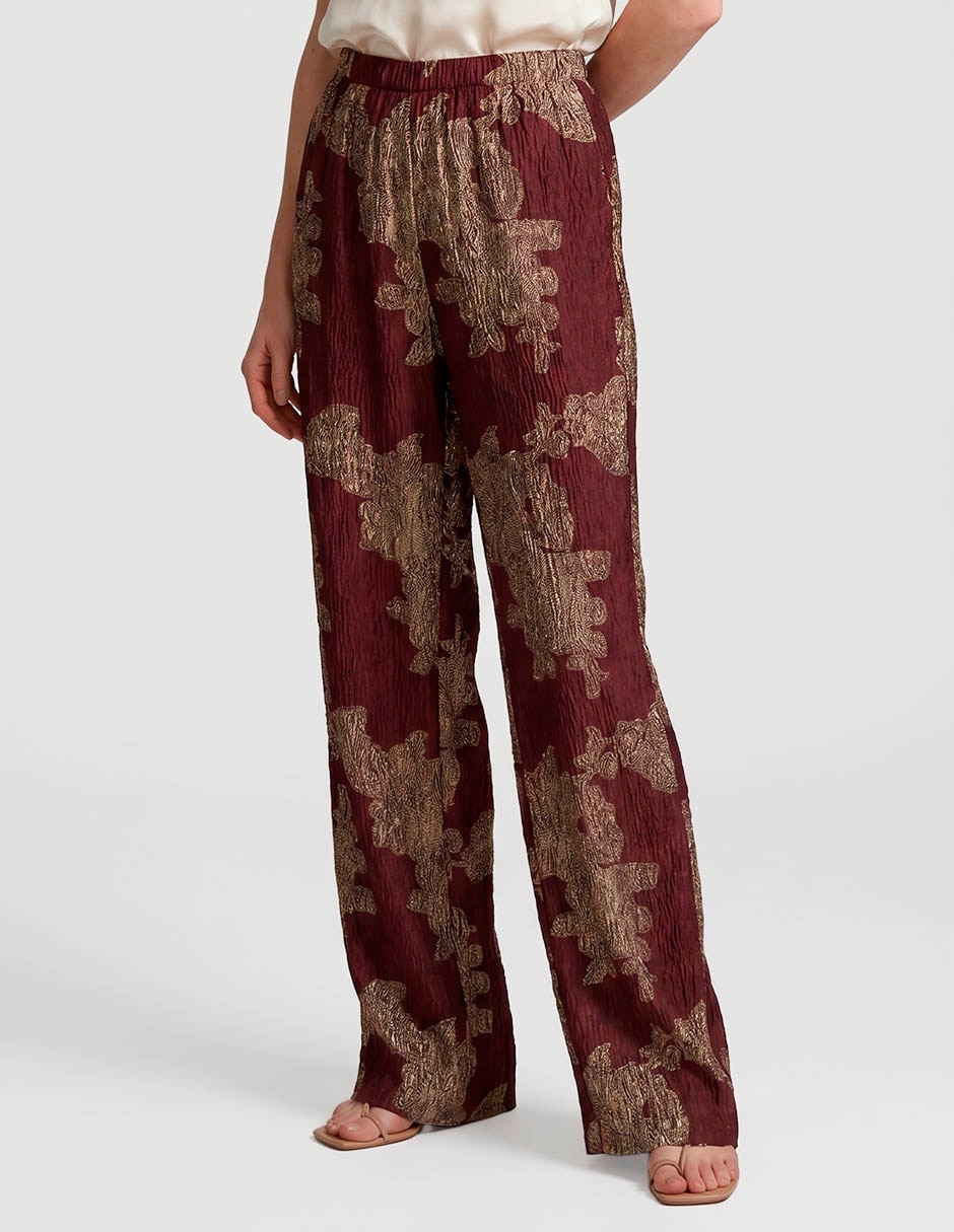 Pantalón relaxed amplio para mujer