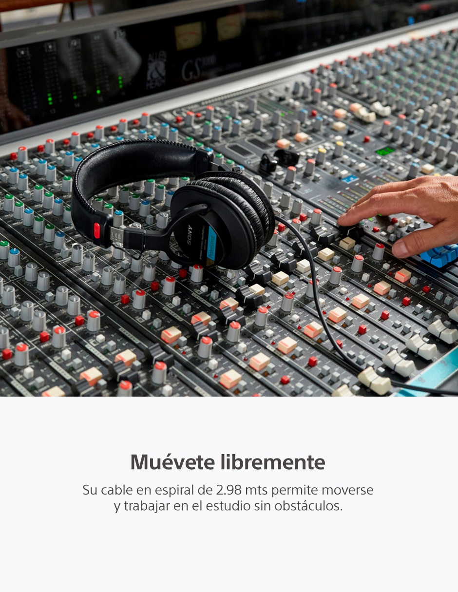 Audífonos over-ear Sony MDR-7506 alámbricos