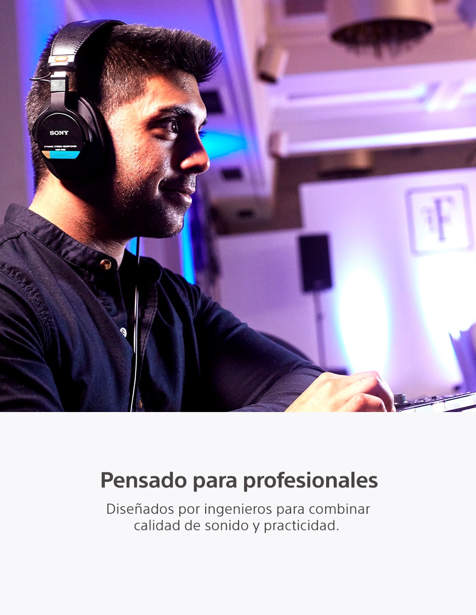 Audífonos over-ear Sony MDR-7506 alámbricos