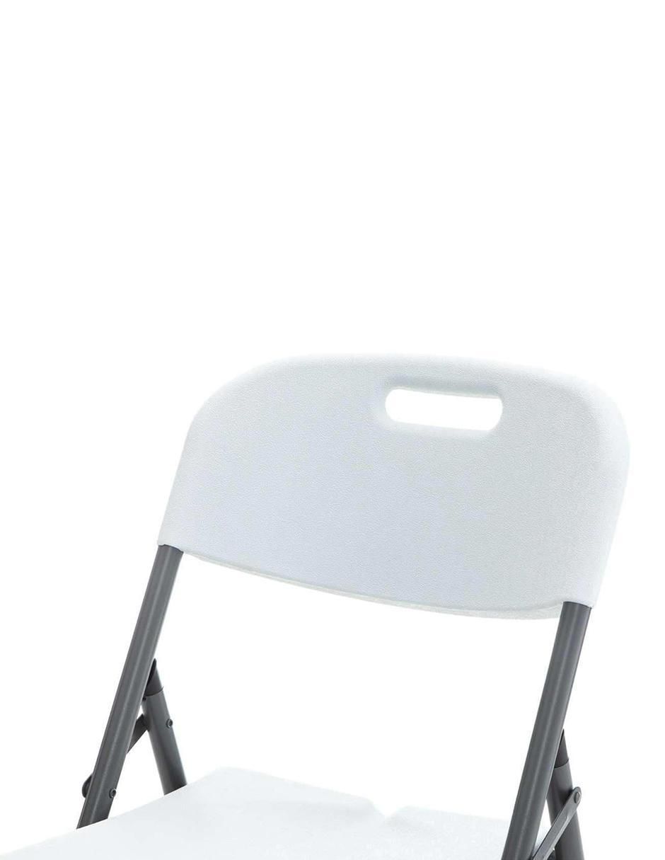 Set de sillas plegables 4 piezas Aquila de metal