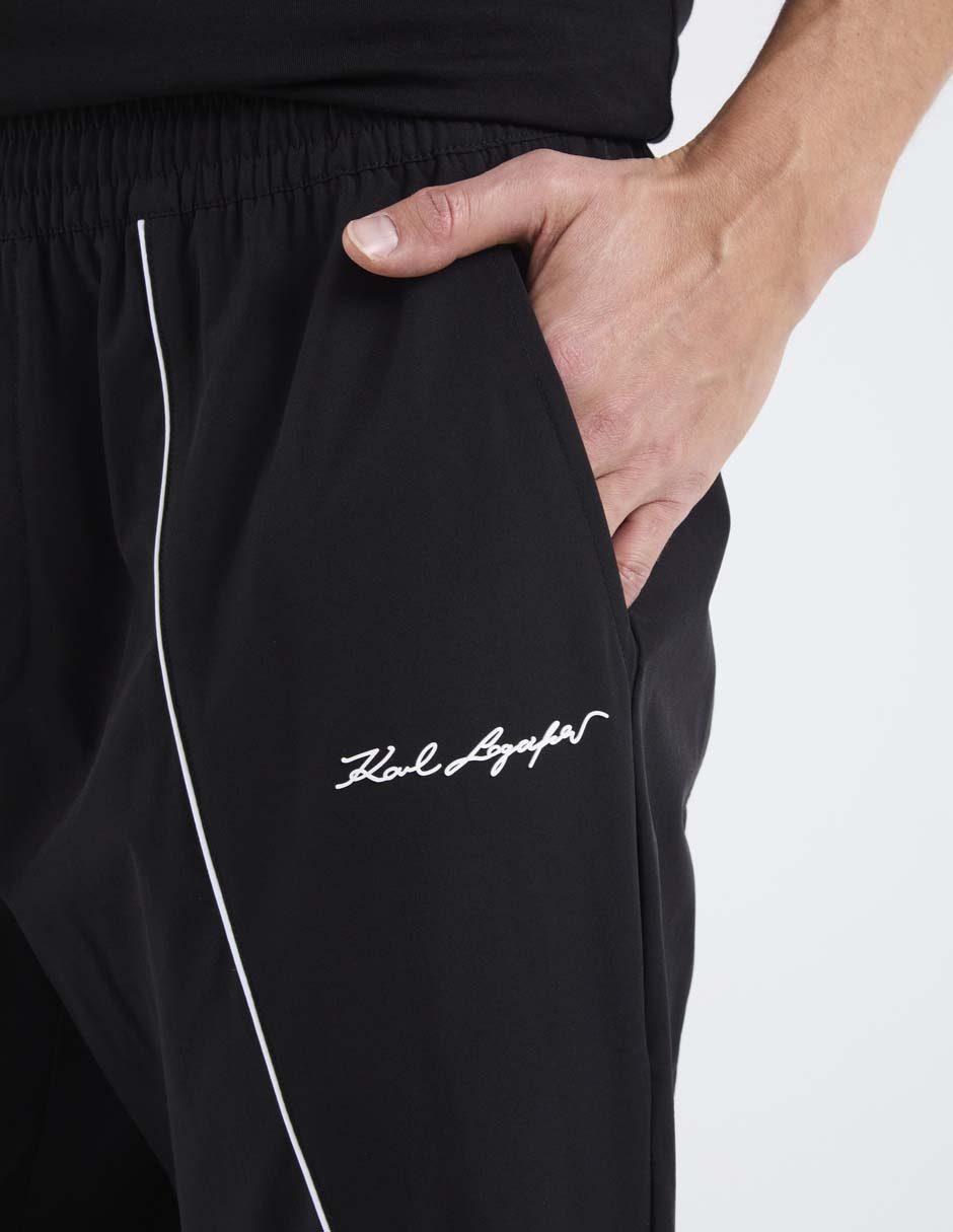 Pants regular con elástico para hombre 3