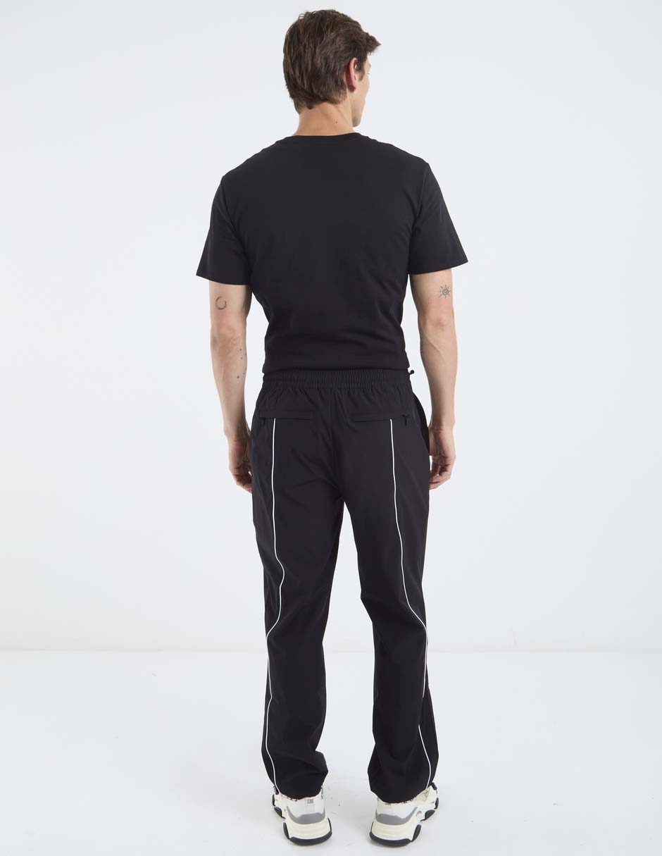 Pants regular con elástico para hombre 5