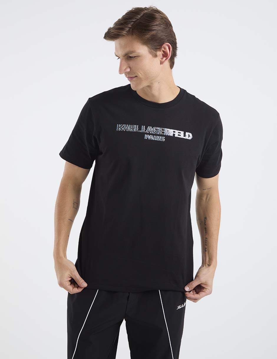 Playera Karl Lagerfeld Paris cuello redondo para hombre