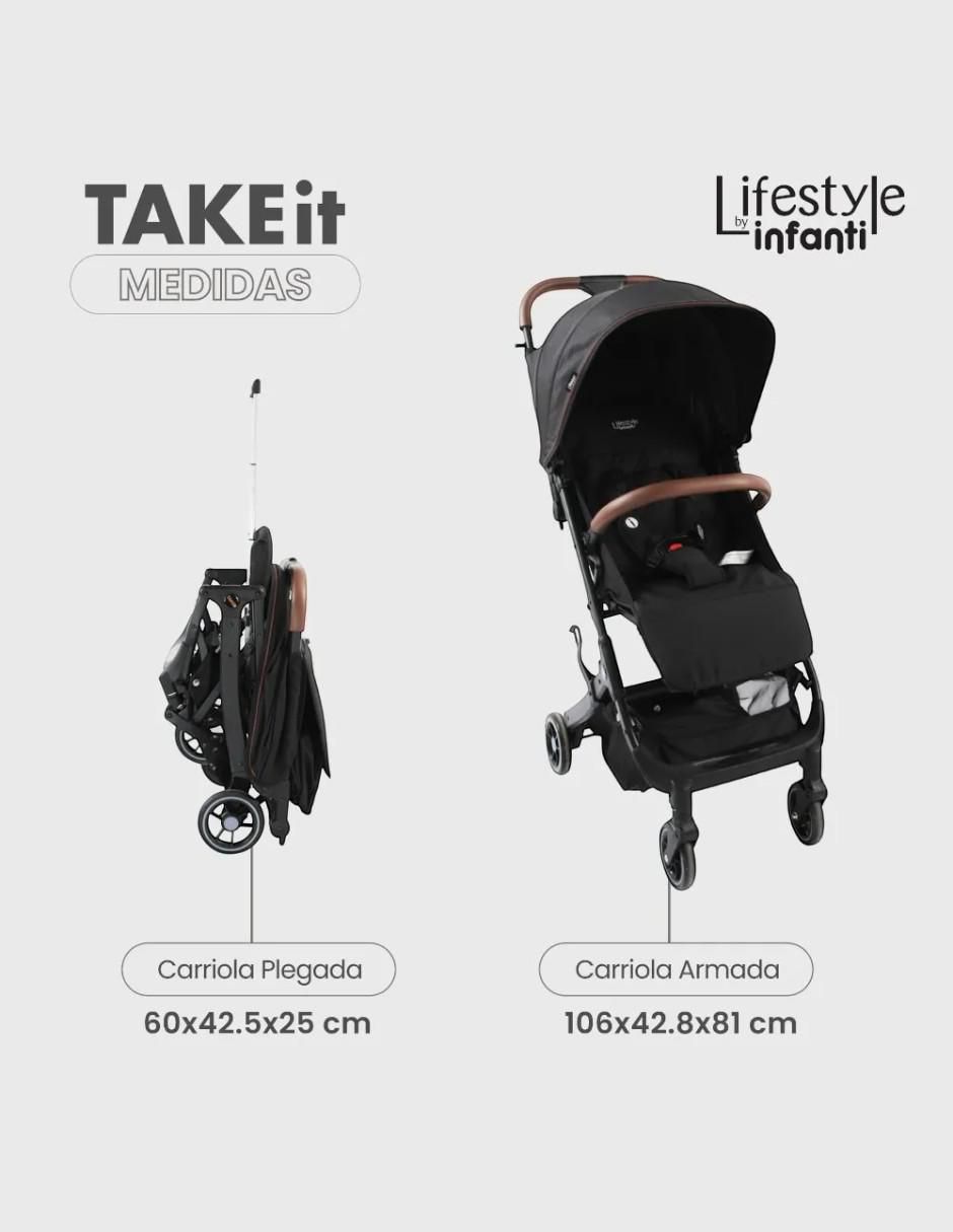 Carriola travel system Take It plegable 8