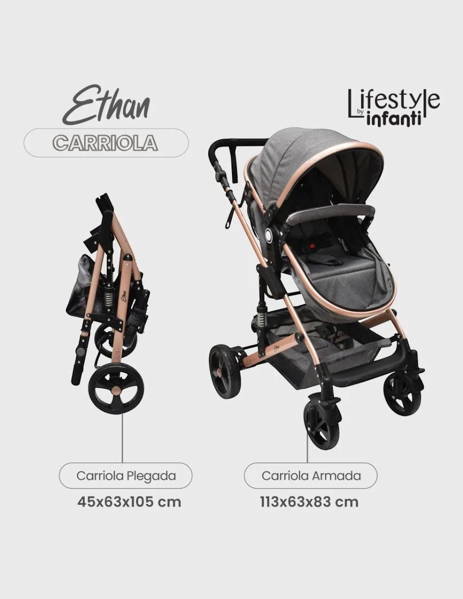 Carriola travel system Ethan Lifestyle By Infanti plegable