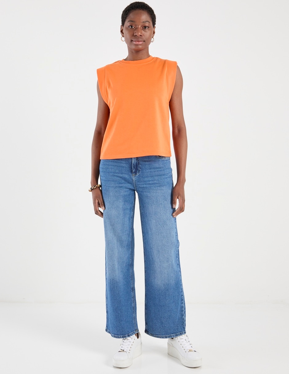 Jeans straight para mujer 7