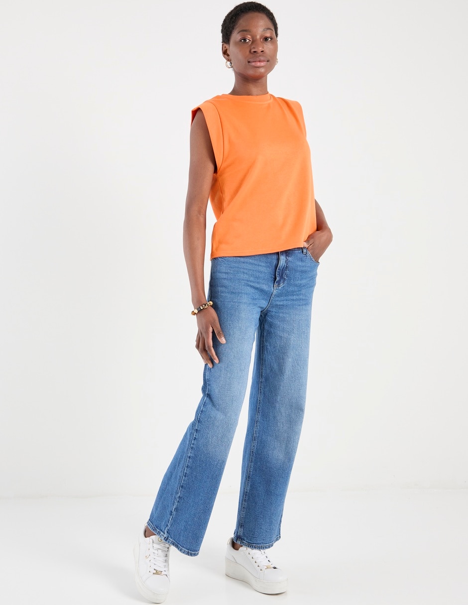 Jeans straight para mujer 8