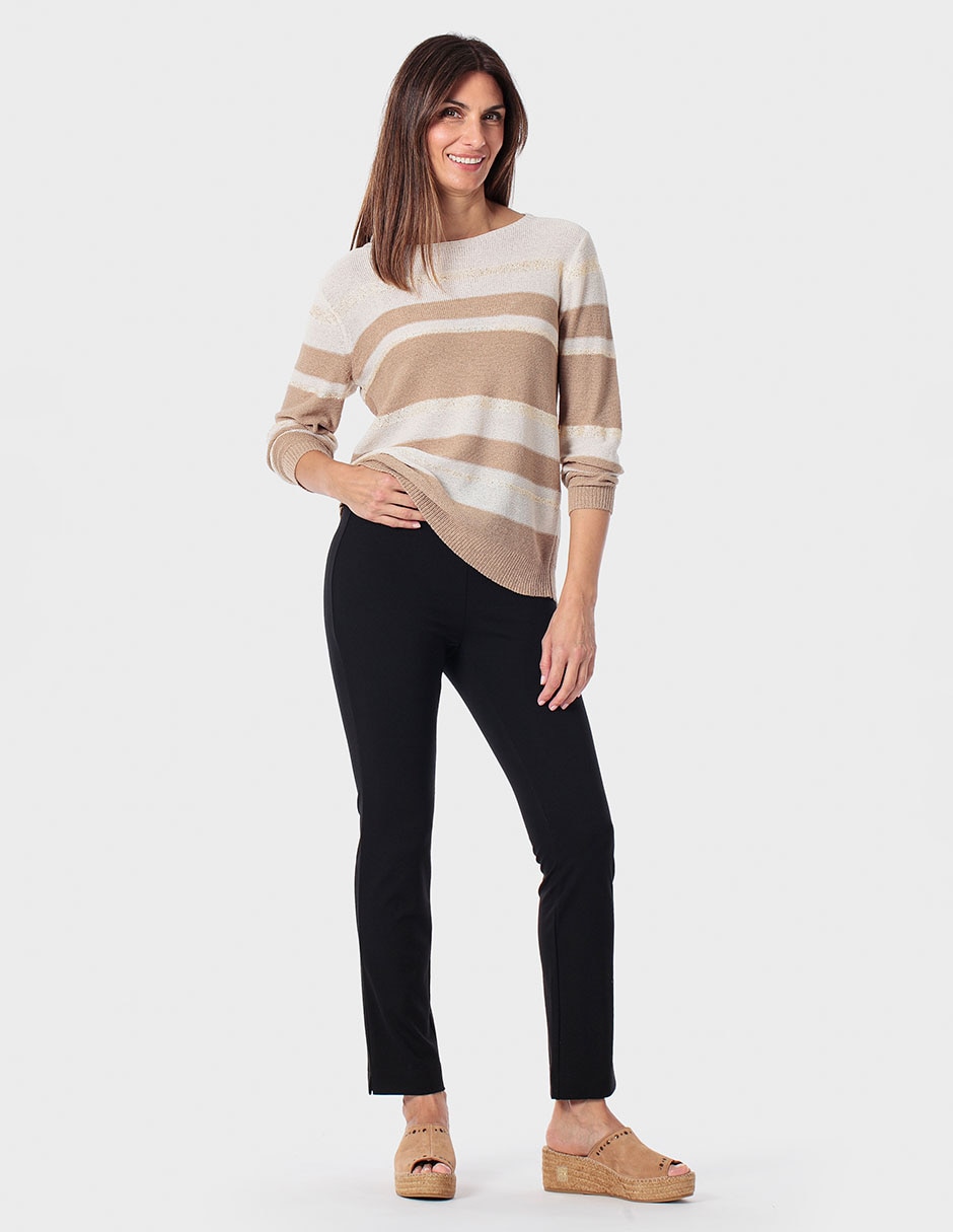 Suéter cuello redondo para mujer 3