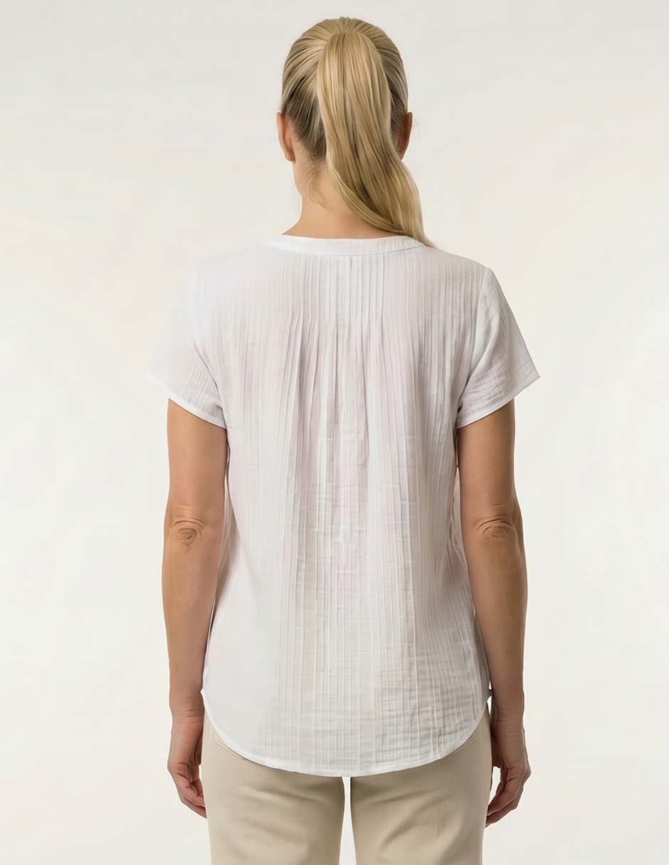 Blusa manga corta para mujer 2