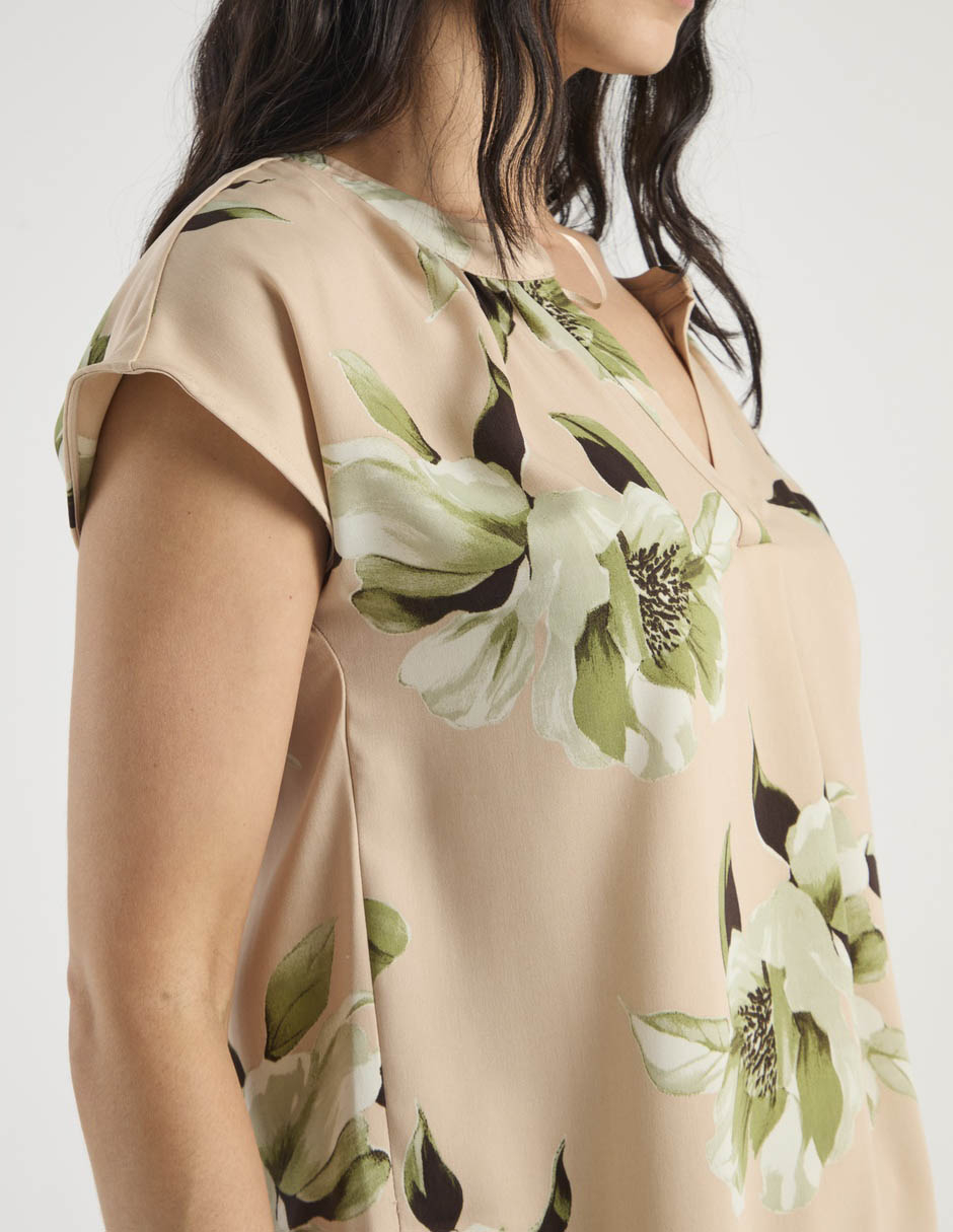 Blusa manga corta para mujer 5