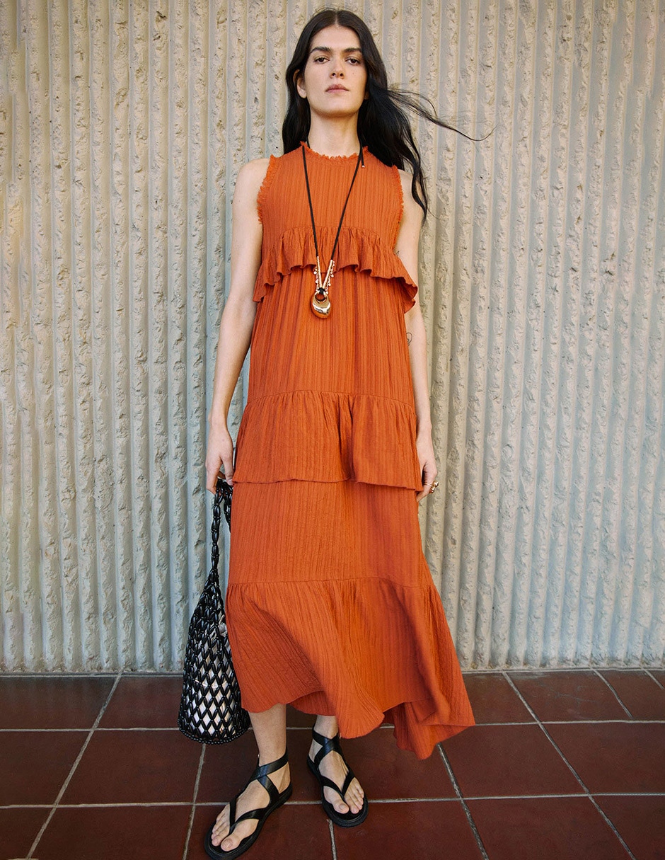 Vestido cropped casual para mujer 5