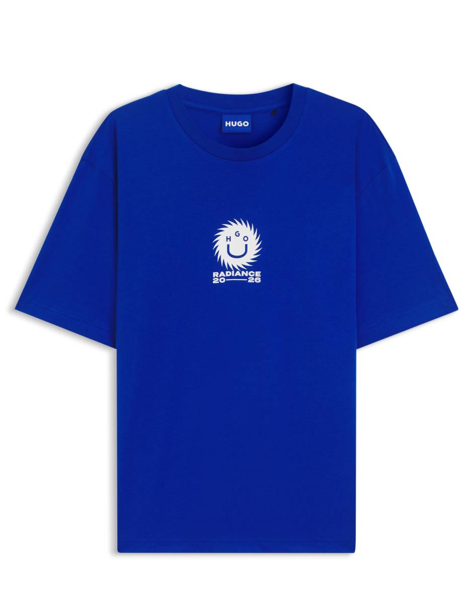 Playera Hugo Blue cuello redondo para hombre