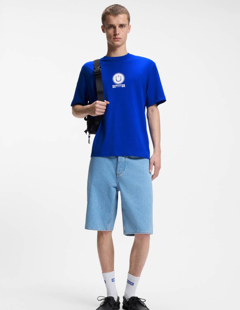 Playera Hugo Blue cuello redondo para hombre