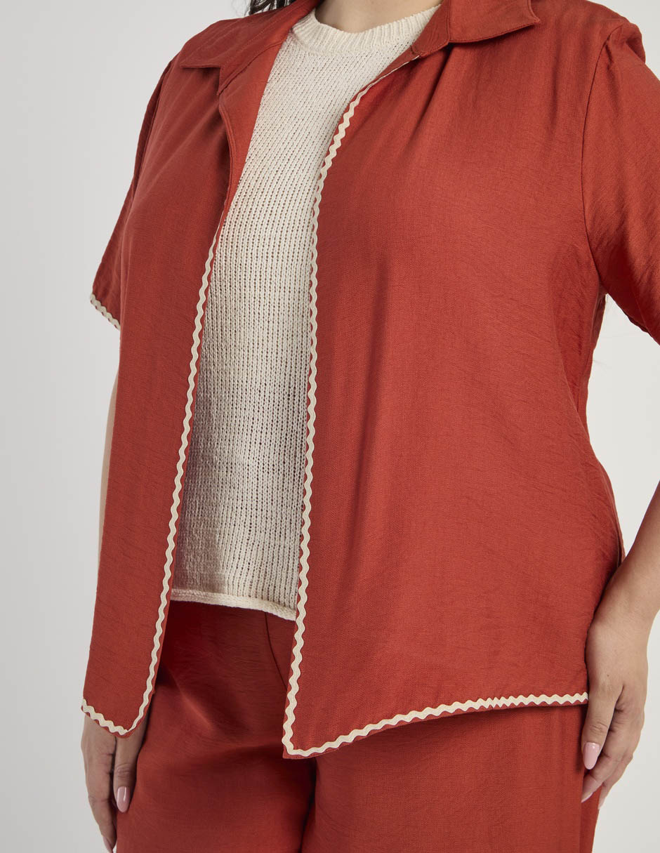 Blusa manga corta para mujer 2