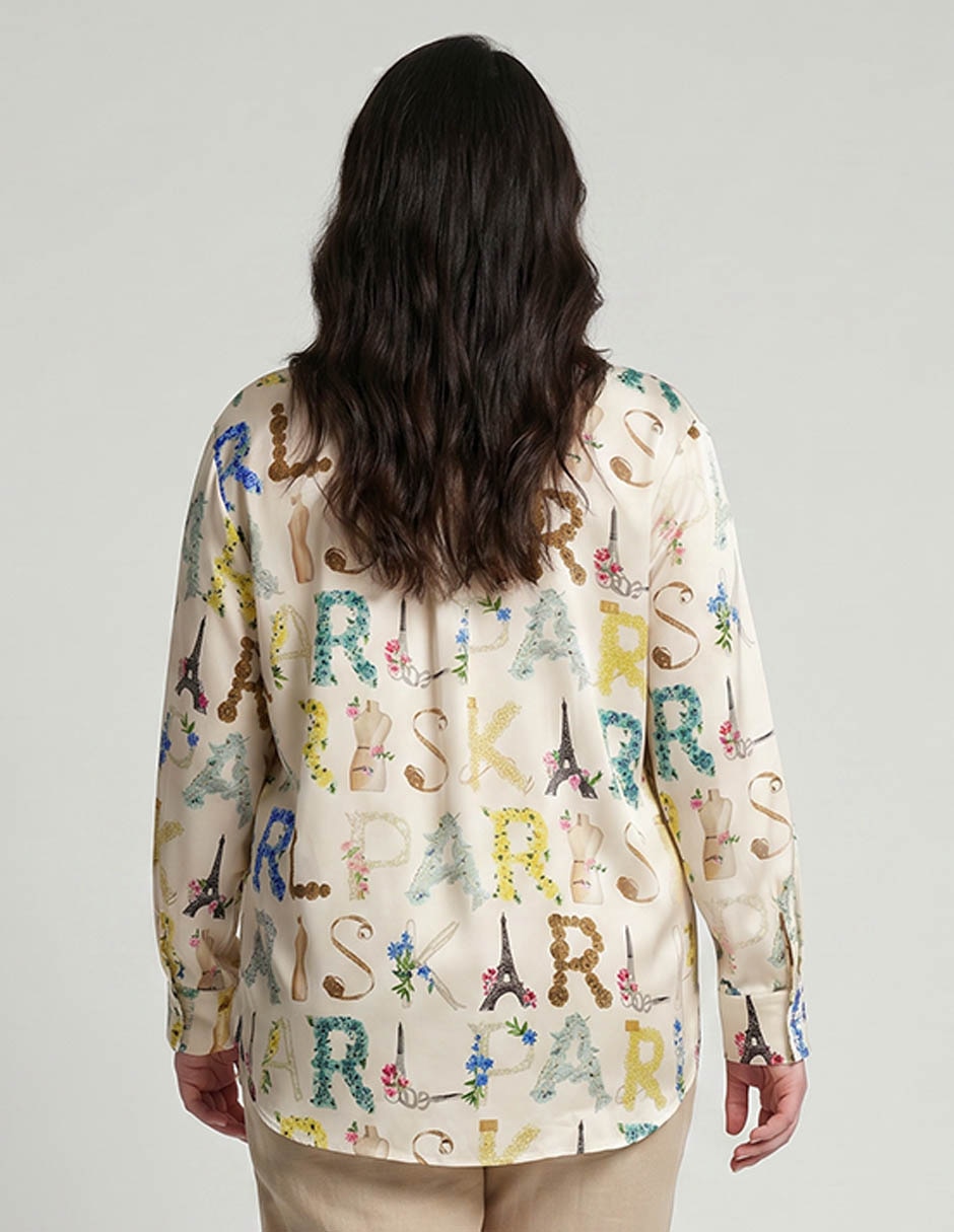Camisa manga larga para mujer 2