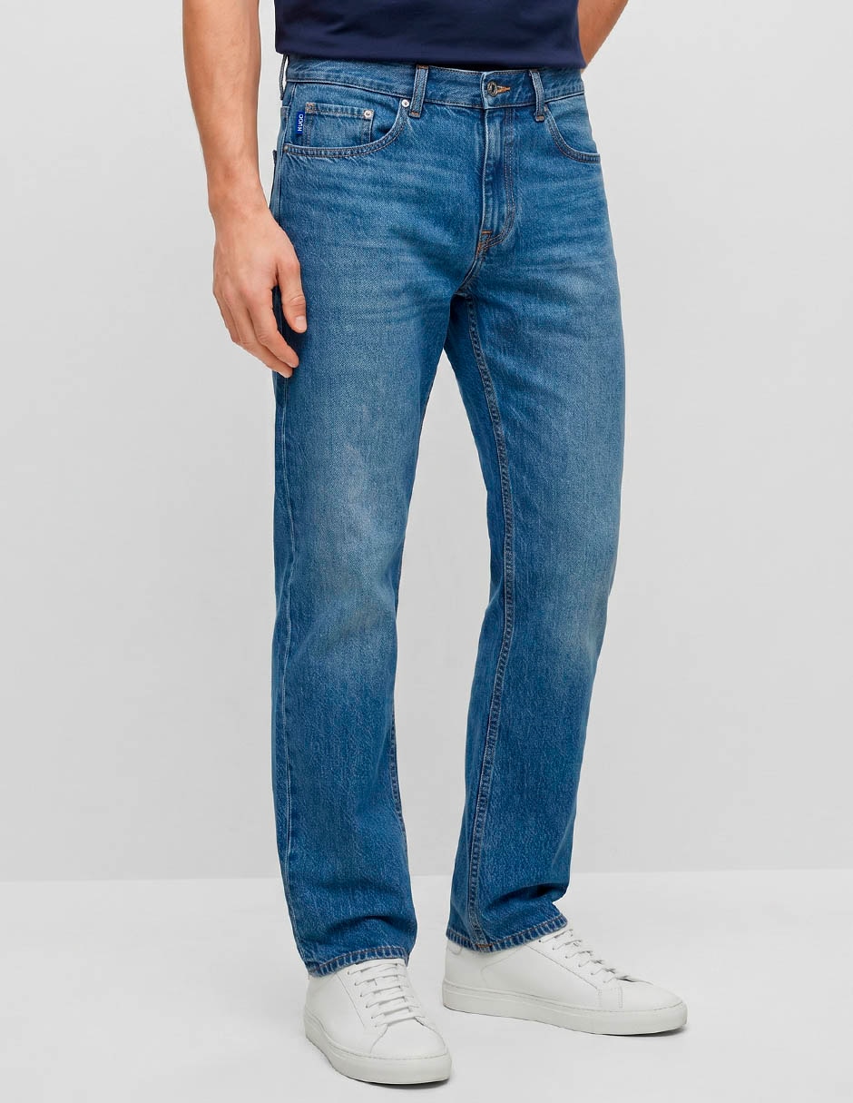 Jeans slim lavado medio para hombre Jeans slim lavado medio para hombre