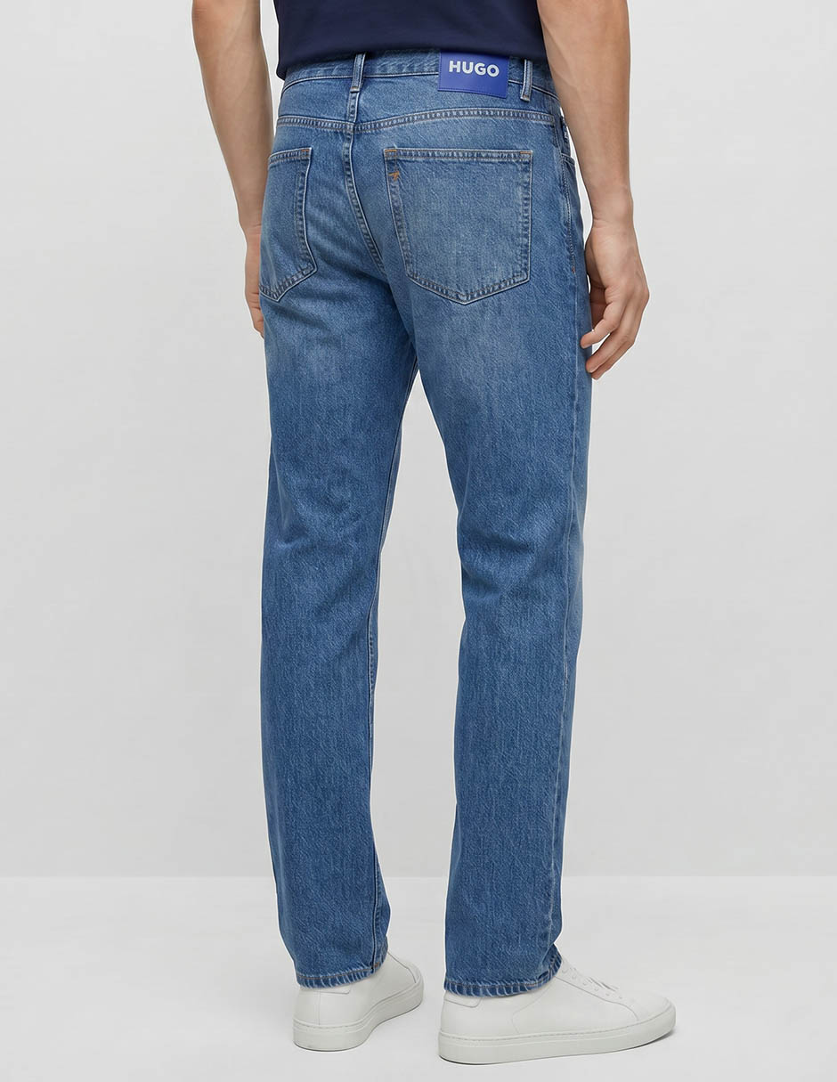Jeans slim lavado medio para hombre 2